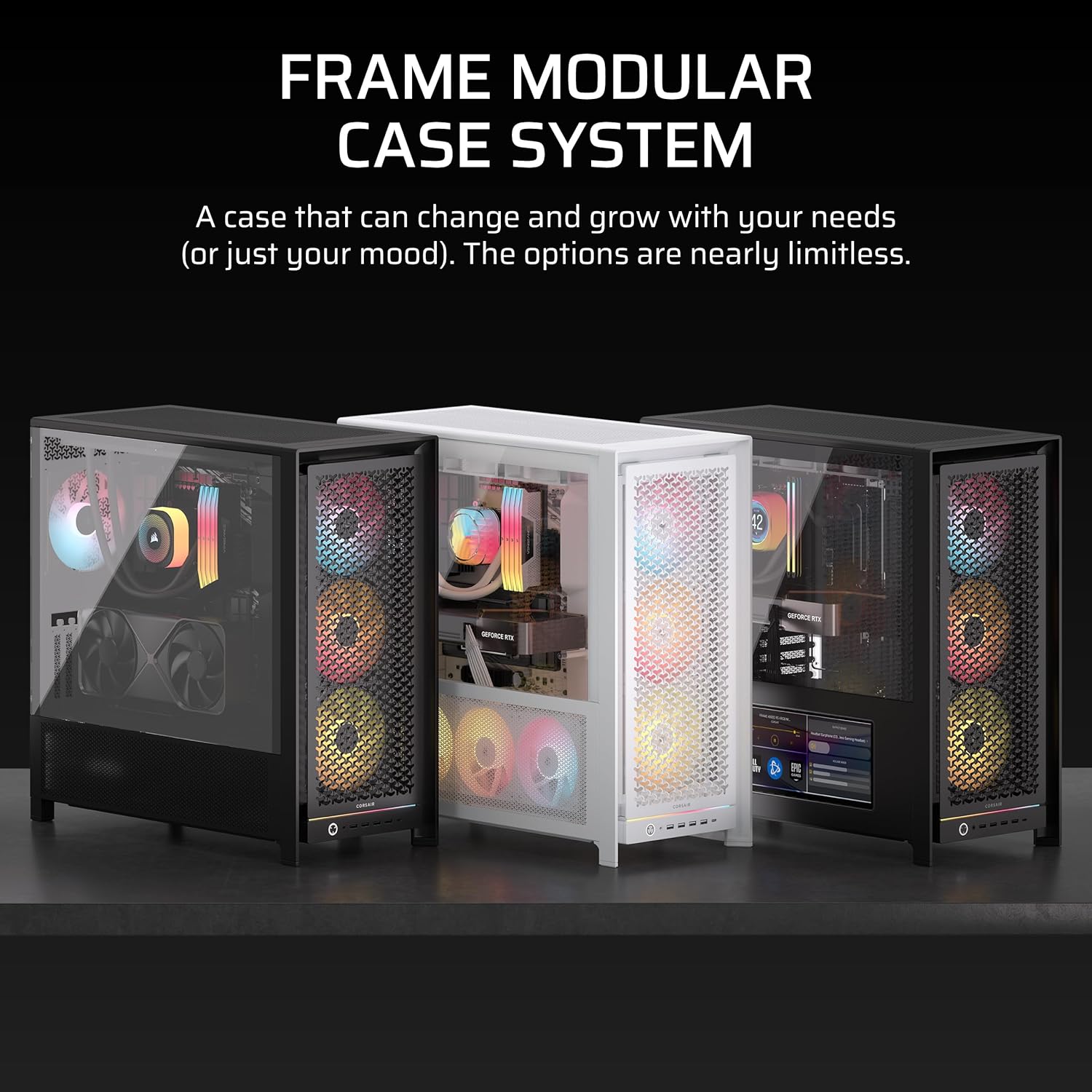 Corsair FRAME 5000D RS - Mid-Tower PC Case, Nero - immagine 3