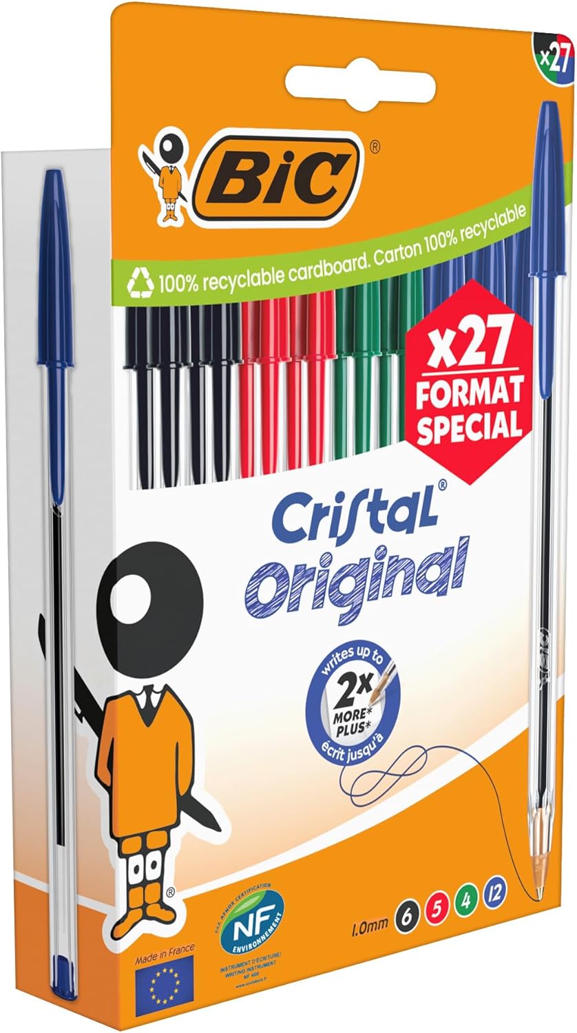 Bic Penne a Sfera Cristal Original Punta Media 1,00mm - immagine 2