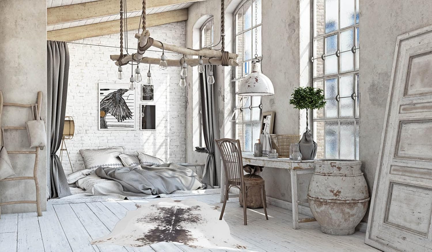 Andiamo Tappeto Amarillo in Finta Pelliccia di Mucca - immagine 2