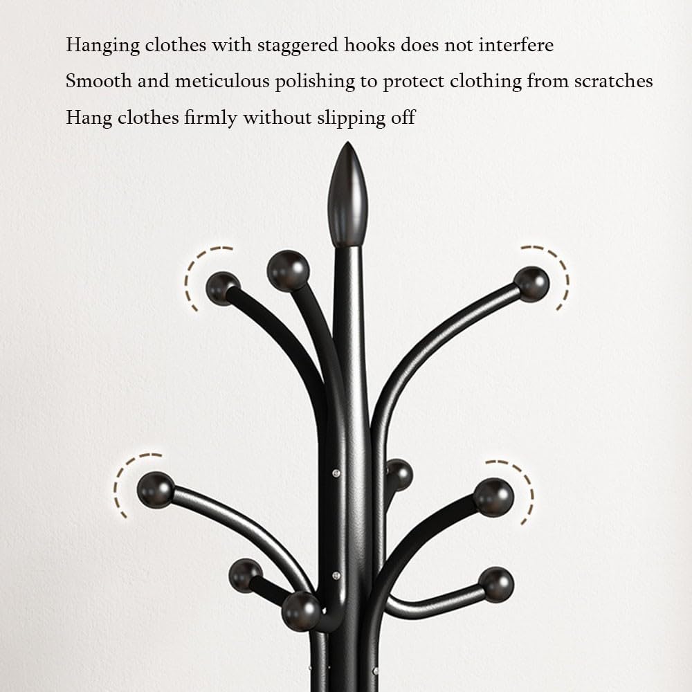 Attaccapanni da Terra in Metallo con Base in Marmo - immagine 3