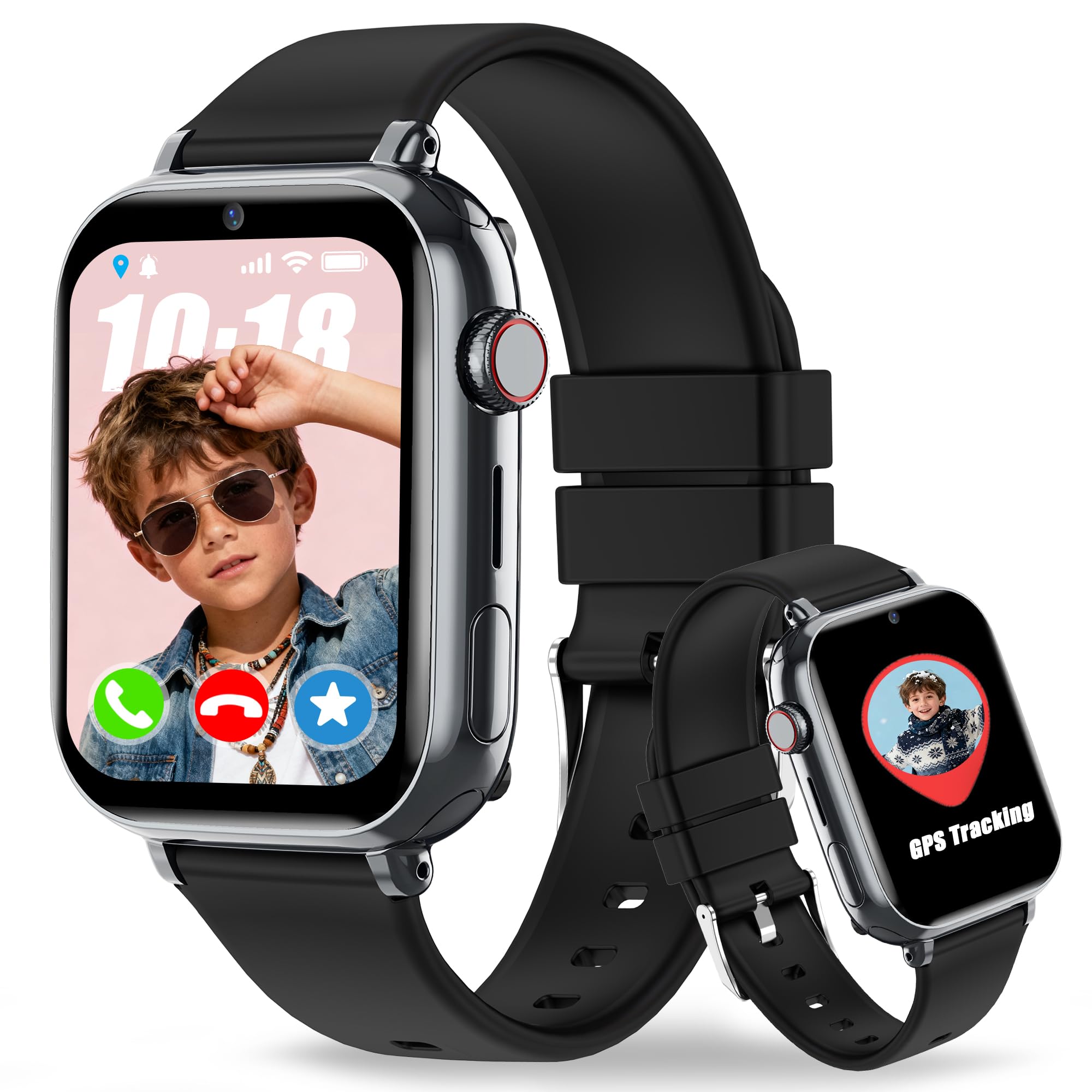 Tzzulsx Smartwatch Bambini GPS 4G IP68 Impermeabile
