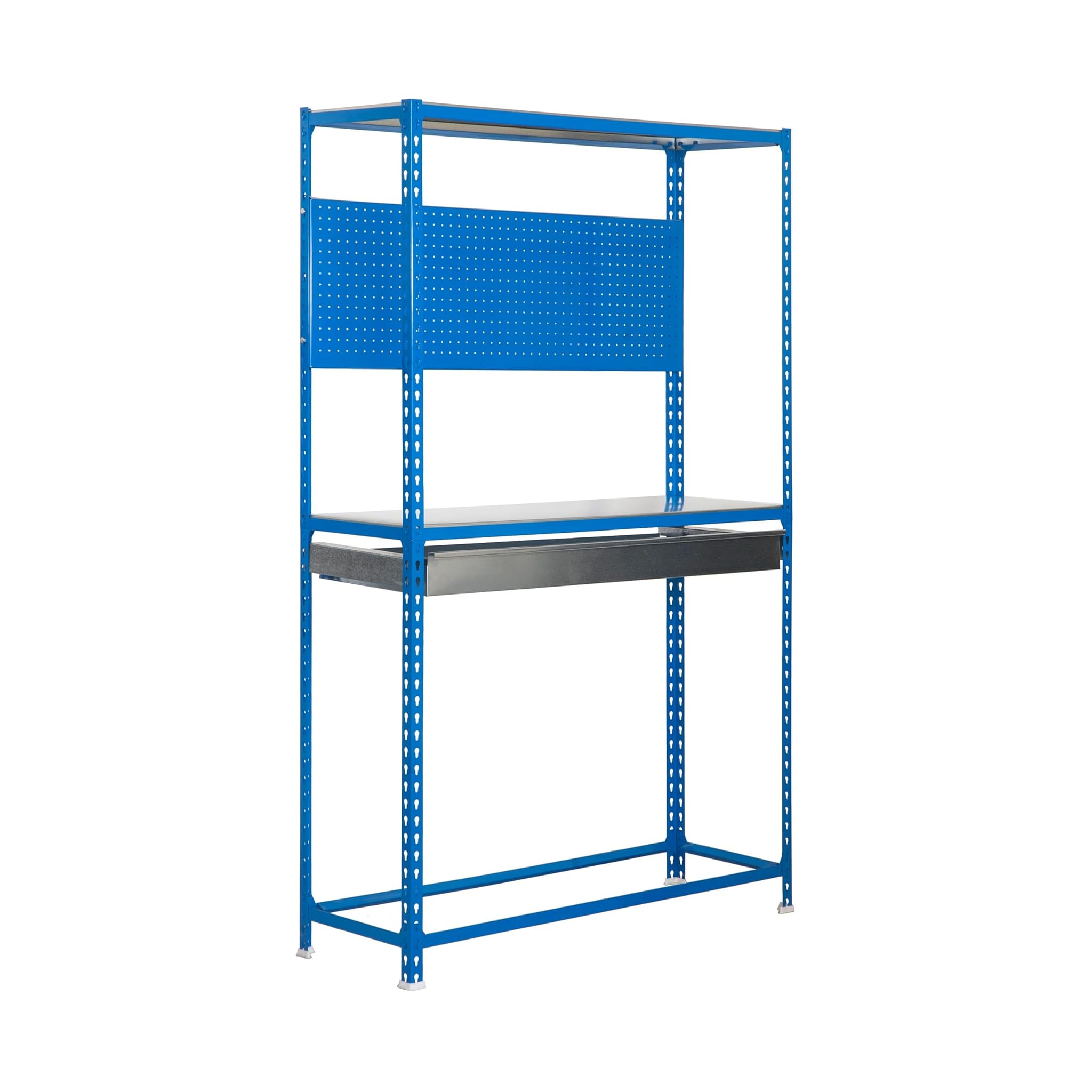 Simonrack Simonracing Box, 3/400 Kit, in acciaio galvanizzato, scaffali, colore: blu