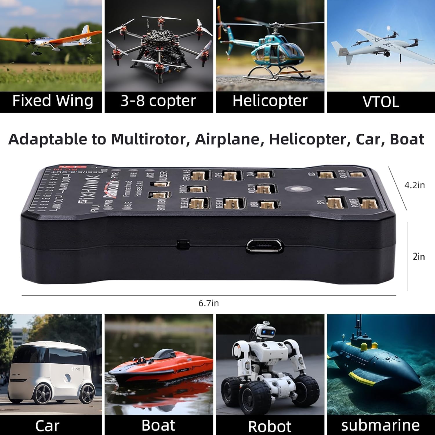 Radiolink Controllore di Volo PIXHAWK 2.4.8 - immagine 4