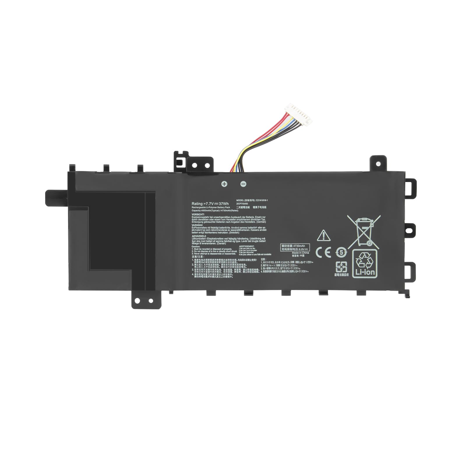 C21N1818-1 - Batteria per Asus VivoBook 15 F512D F512J F512F F512FA F512FB F512FJ F512FL F512DA F512JA F512UA X512DA X512JA X512FA X512FF B X512 FJ X512FL X512JF X512DK S512FA S512FB K512FA