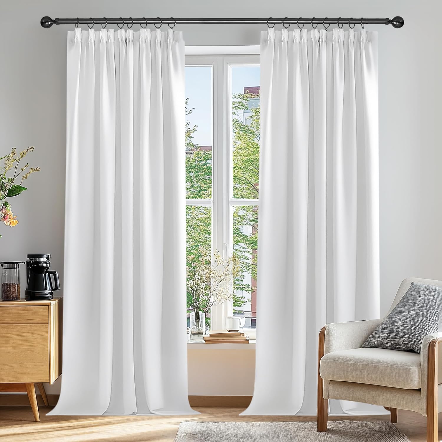 Deconovo Tende Oscuranti Camera da Letto 2 Pezzi - immagine 2