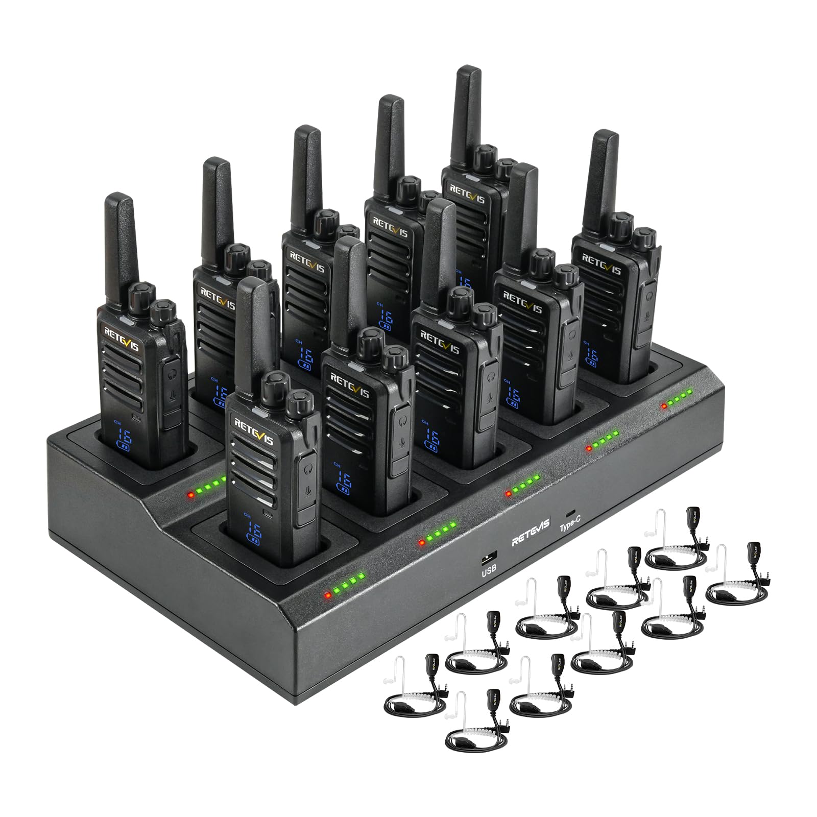 Retevis RT668H Walkie Talkie Display Active View (10Pz)