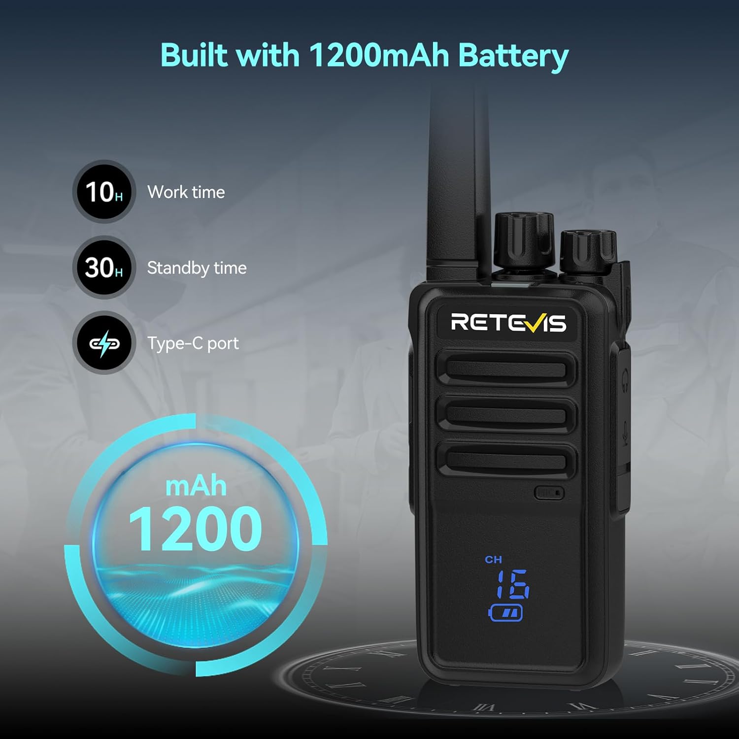 Retevis RT668H Walkie Talkie Display Active View (10Pz) - immagine 8