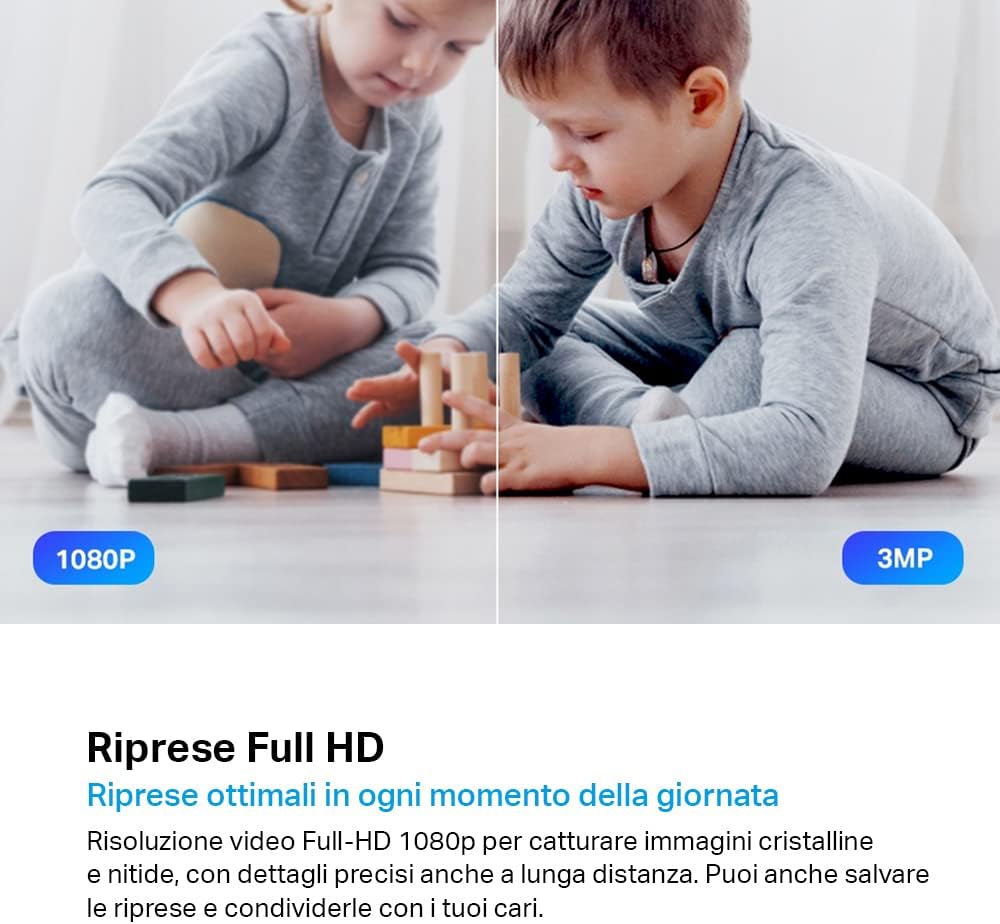 Tapo C210P2 - Telecamera Wi-Fi Interno 2K (2 Pezzi) - immagine 3