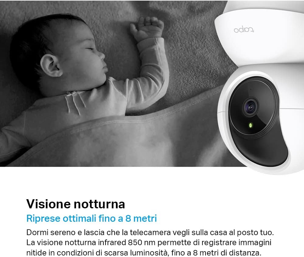 Tapo C210P2 - Telecamera Wi-Fi Interno 2K (2 Pezzi) - immagine 5