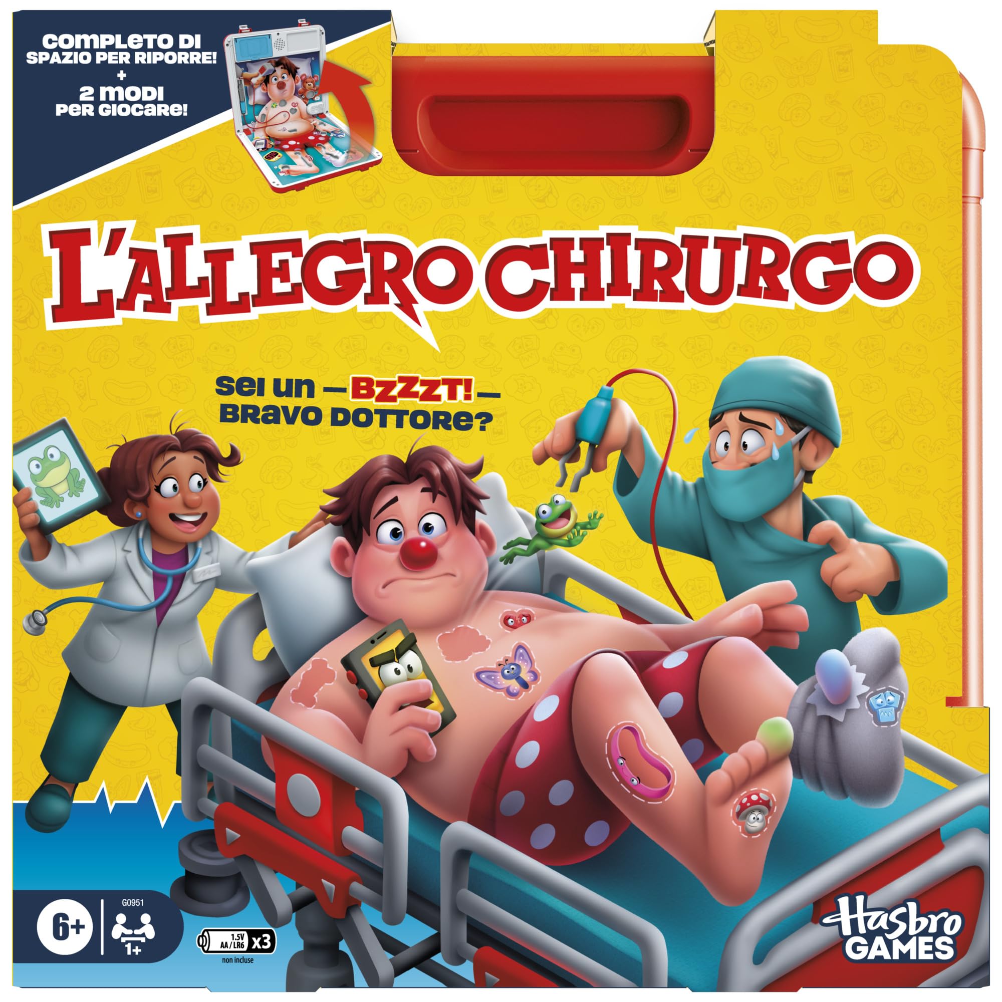 Hasbro Gaming, L'Allegro Chirurgo - Gioco da Tavolo