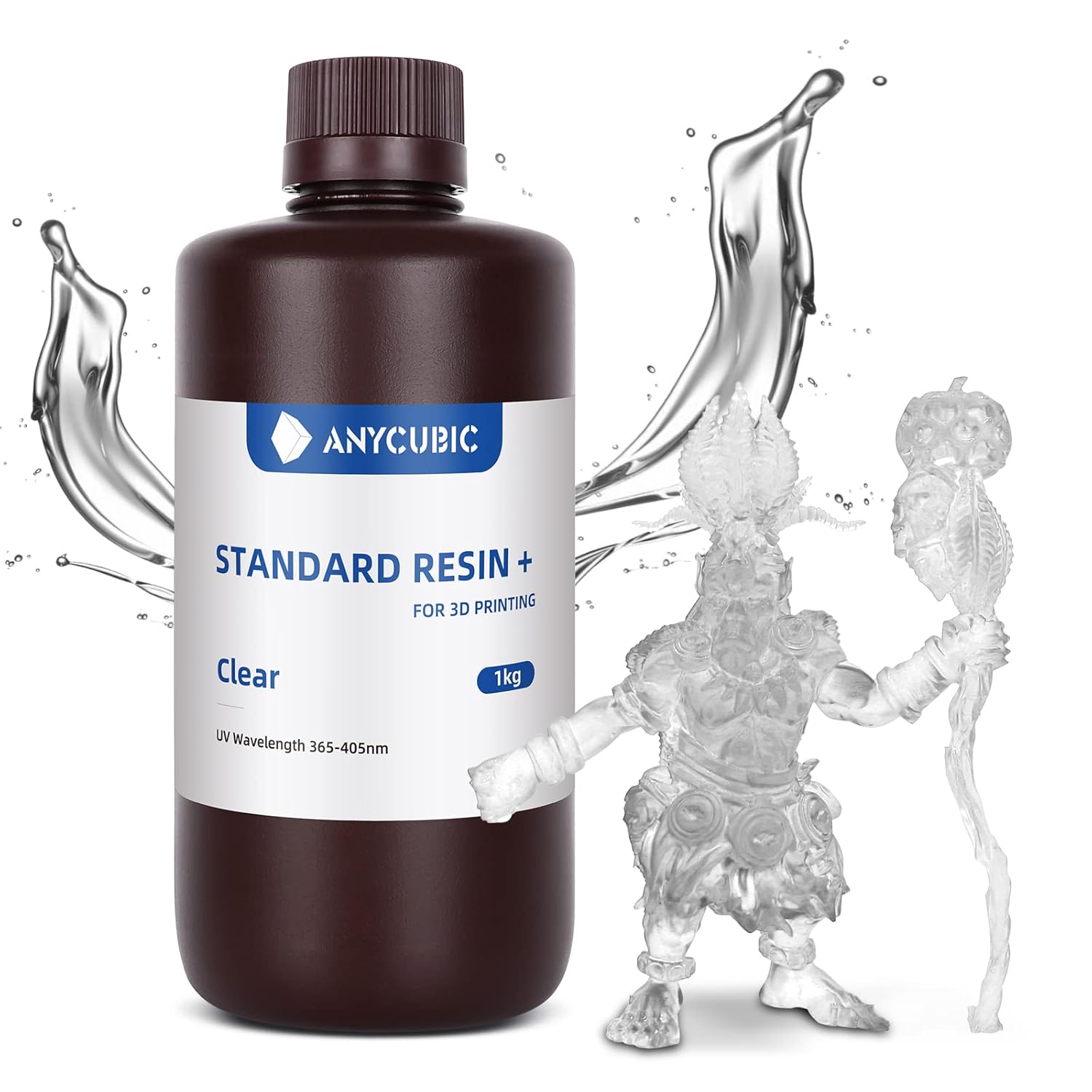 ANYCUBIC Resina Standard Plus 1kg per Stampante 3D - immagine 1