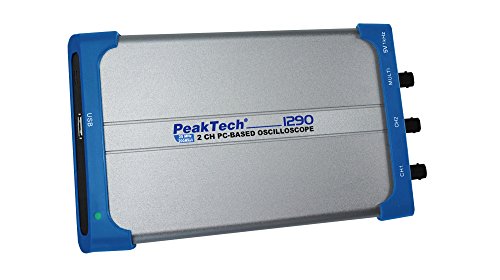 PeakTech 1290 - Oscilloscopio PC 2 Canali 25 MHz