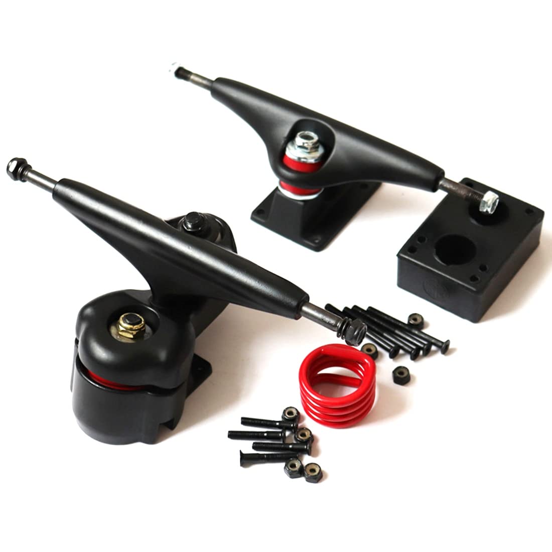 Surf Skate Truck 6.25 in Lega di Alluminio, Nero