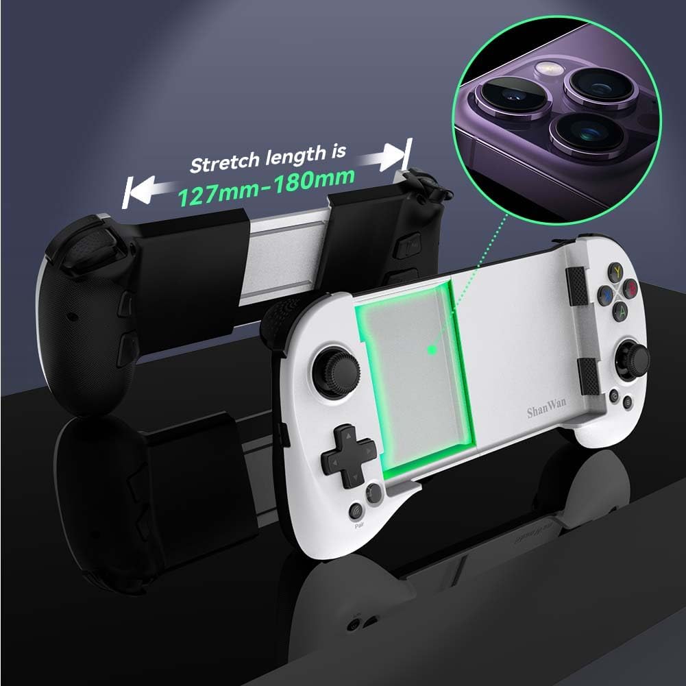 ShanWan Controller Smartphone Android/iOS, Bianca - immagine 3