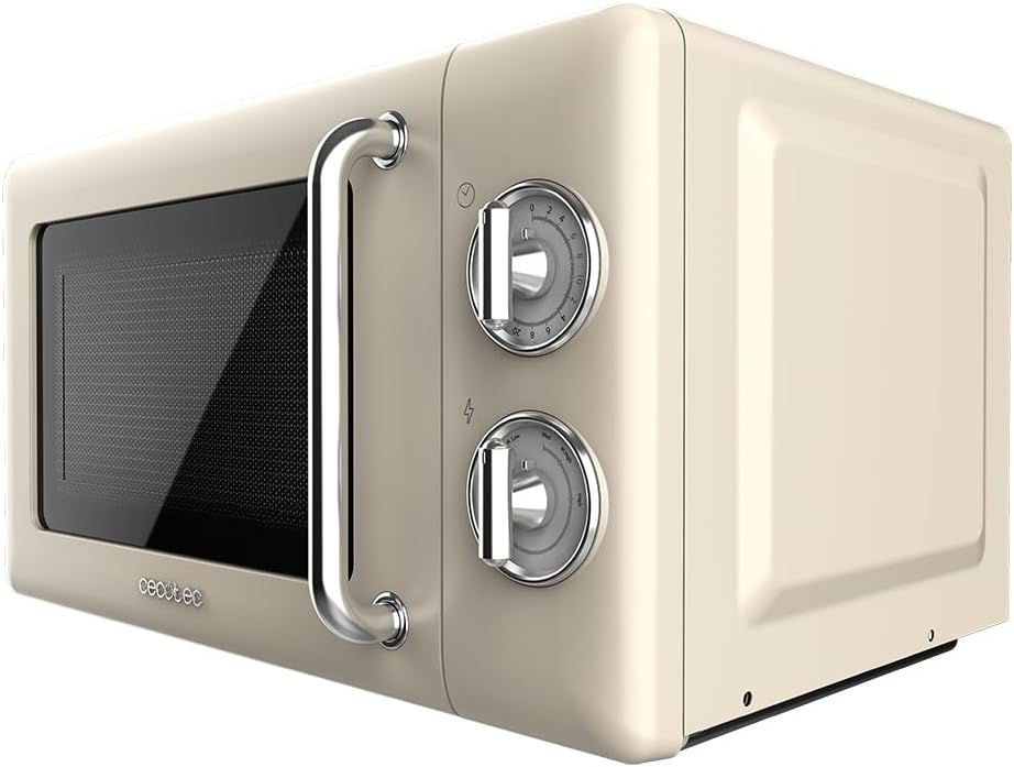 Cecotec Microonde Meccanico Proclean 3010 Retro Beige - immagine 2