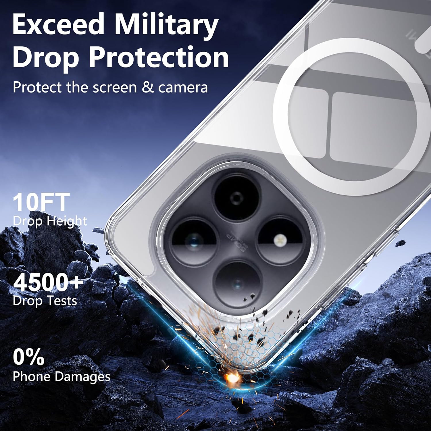 Cover Trasparente per Xiaomi Redmi Note 15 Pro 5G - immagine 6