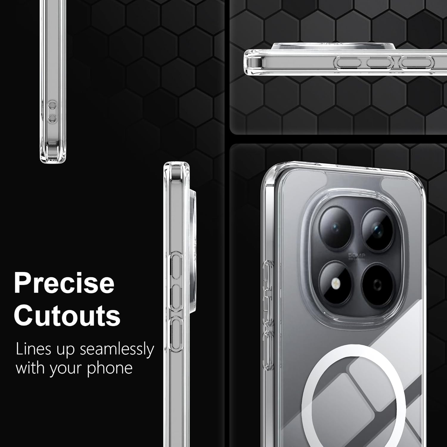 Cover Trasparente per Xiaomi Redmi Note 15 Pro 5G - immagine 7