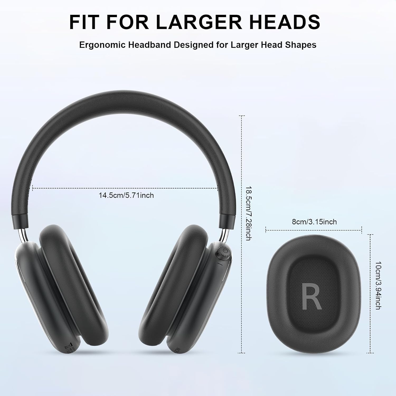 NC95 Cuffie Over-ear Wireless Bluetooth 6.0 - immagine 2