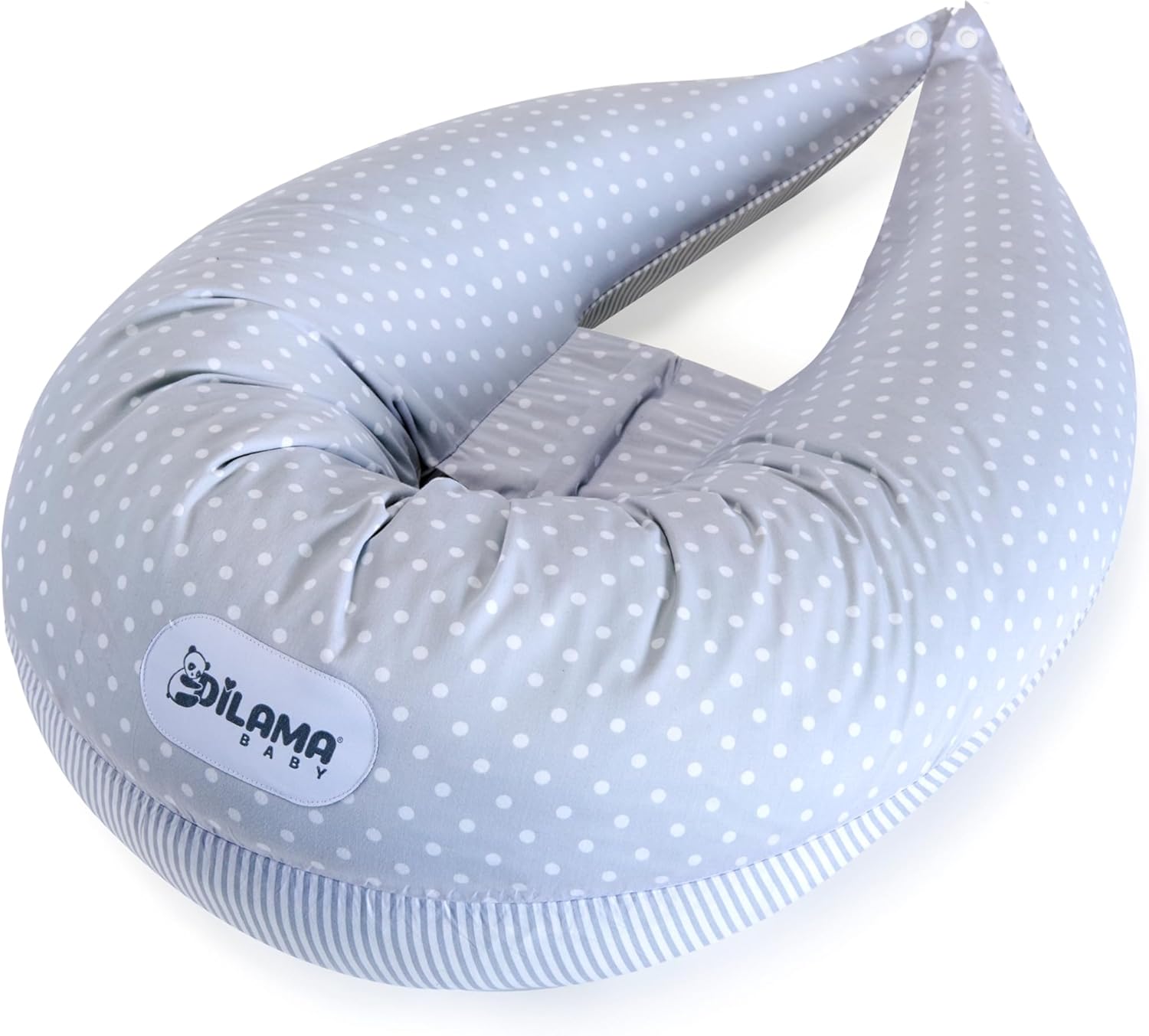 Cuscino Gravidanza in Fiocchi di Memory Foam e Fiber Ball