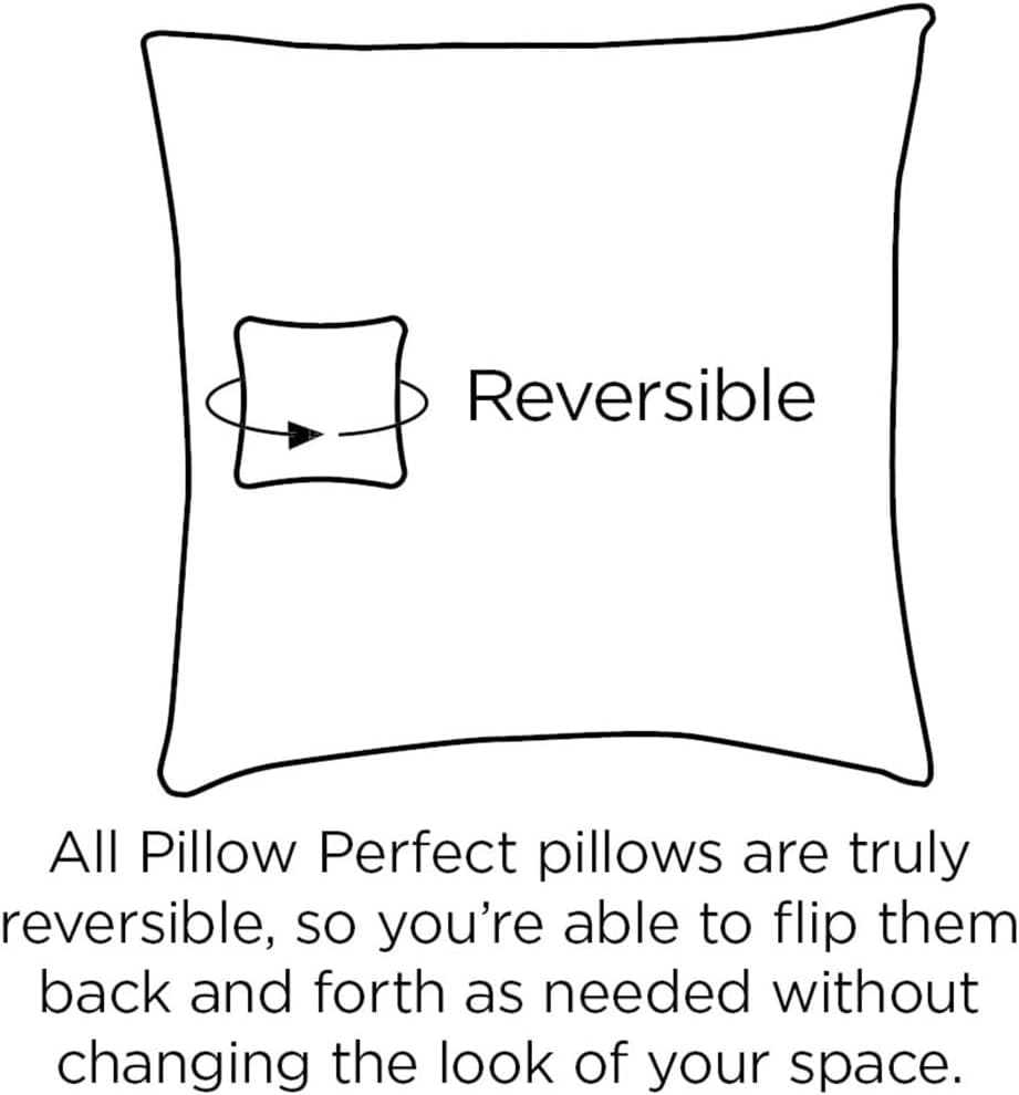 Pillow Perfect Cuscini Sedia Trapuntati Grafite (2 pezzi) - immagine 4