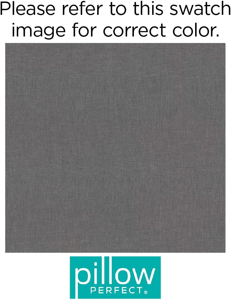 Pillow Perfect Cuscini Sedia Trapuntati Grafite (2 pezzi) - immagine 6