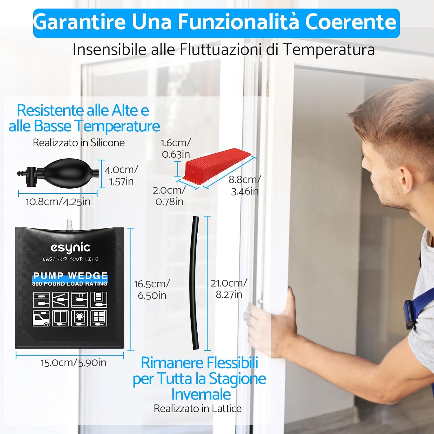 Esynic 2PZ Pompa ad Aria per Finestre 200KG - immagine 5