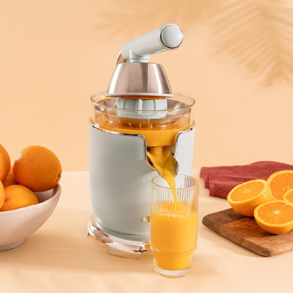 Cecotec Spremiagrumi Elettrico Xqueeze RetroJuice 1000W, Blu - immagine 4