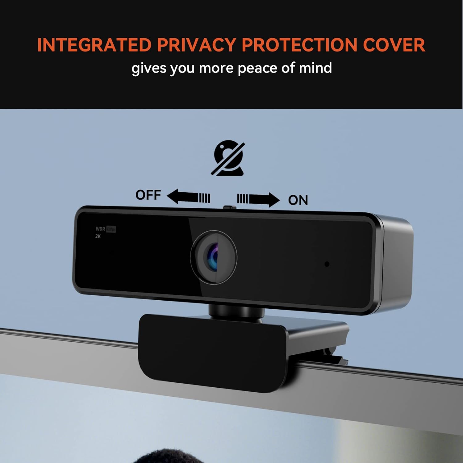 Nuroum V11 Webcam PC con Microfono 2K Full HD 1080P/60fps - immagine 6