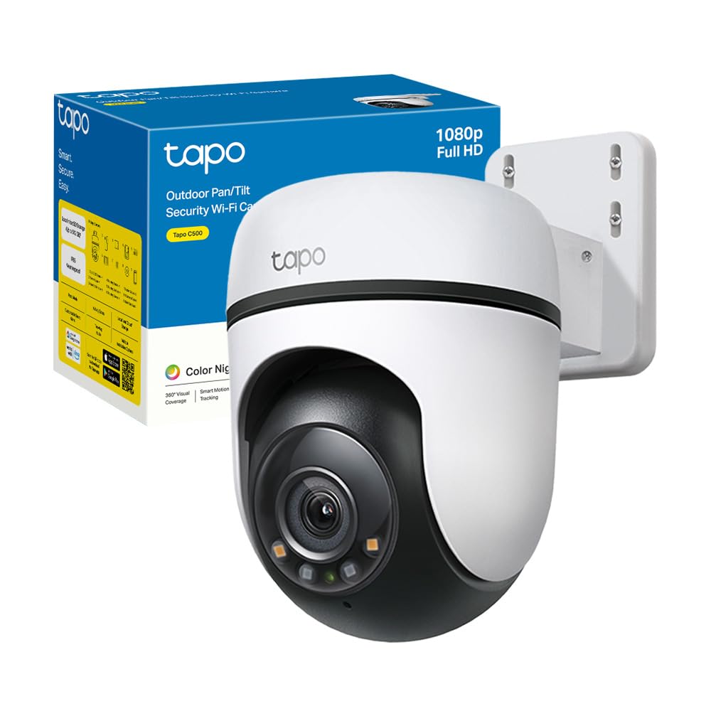 Tapo C500 Telecamera Wi-Fi Esterno FHD 360°