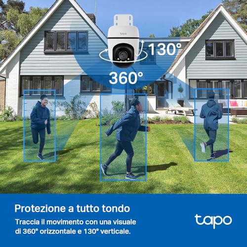 Tapo C500 Telecamera Wi-Fi Esterno FHD 360° - immagine 2