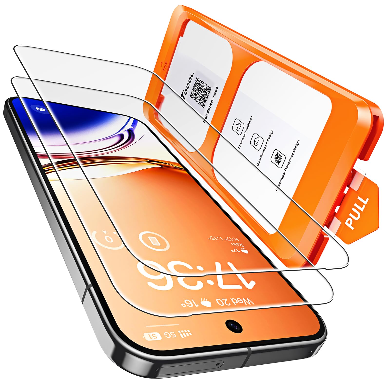 Tocol Pellicola Protettiva per Google Pixel 10/10 Pro