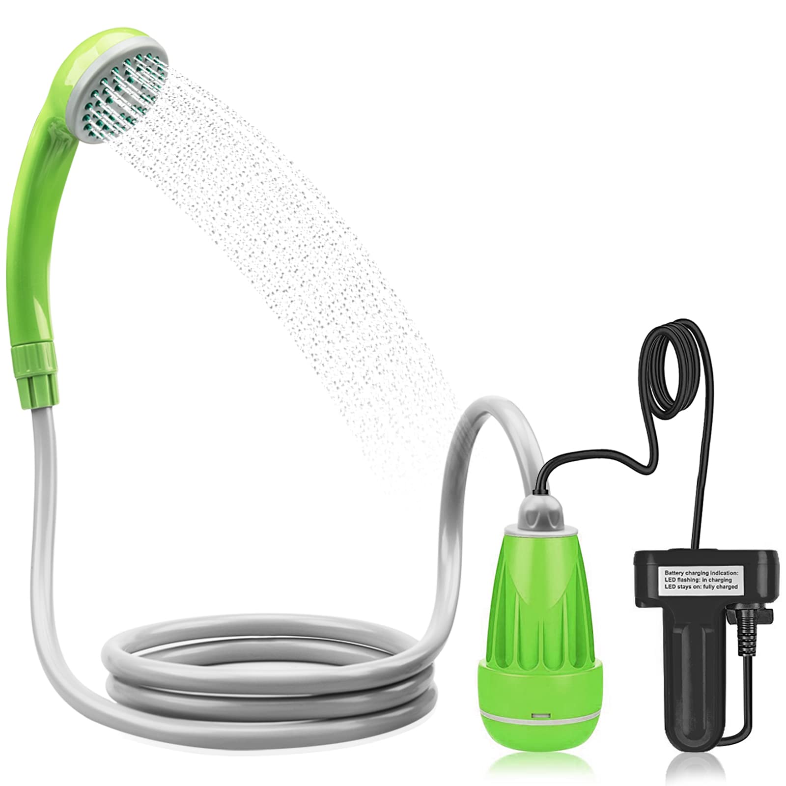 LIBERRWAY Doccia da Campeggio Portatile, Verde