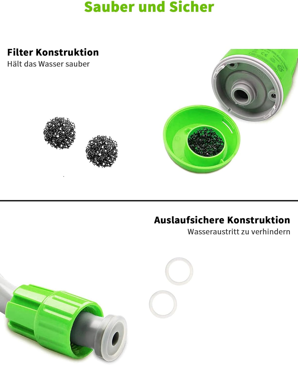 LIBERRWAY Doccia da Campeggio Portatile, Verde - immagine 3