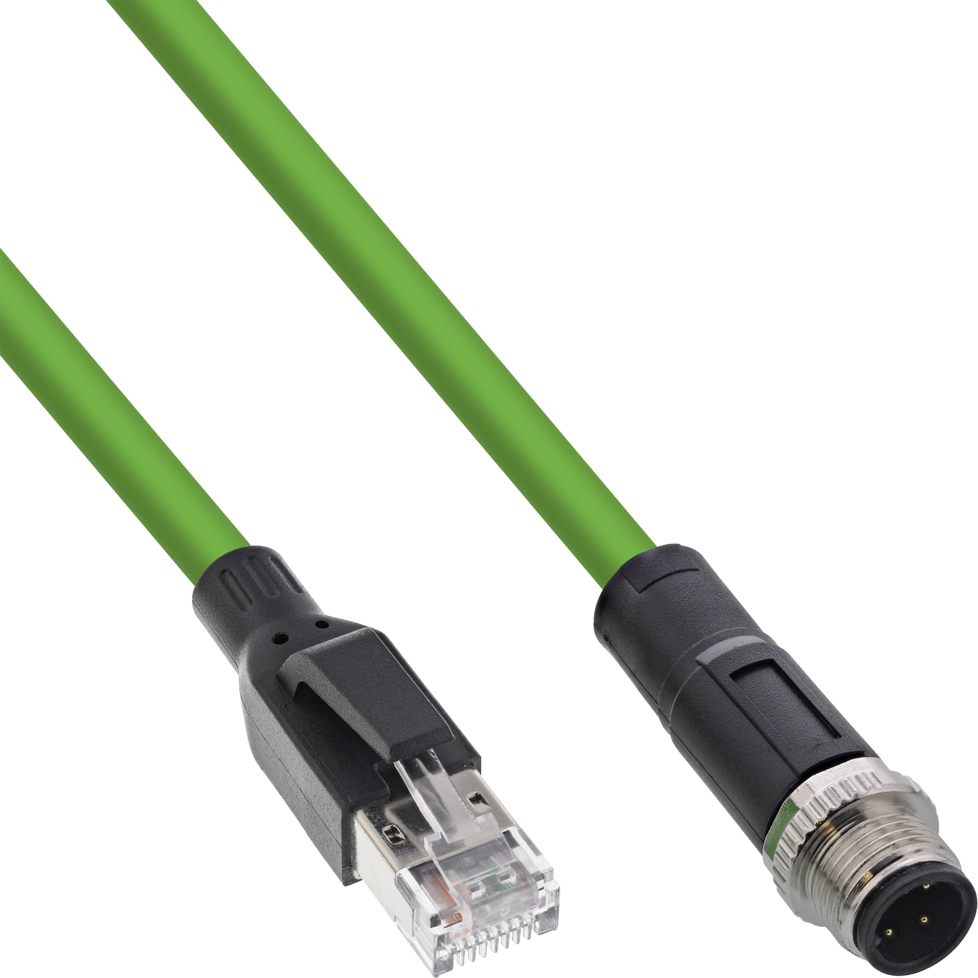 Inline Cavo di Rete Industriale M12 a RJ45 3m