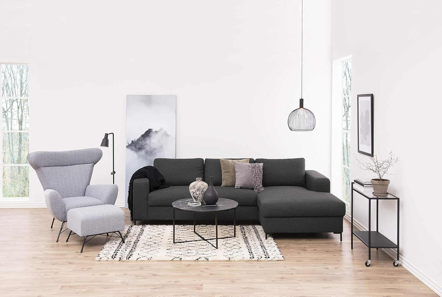 Ac Design Furniture Antje Tavolino Caffè Rotondo - immagine 2