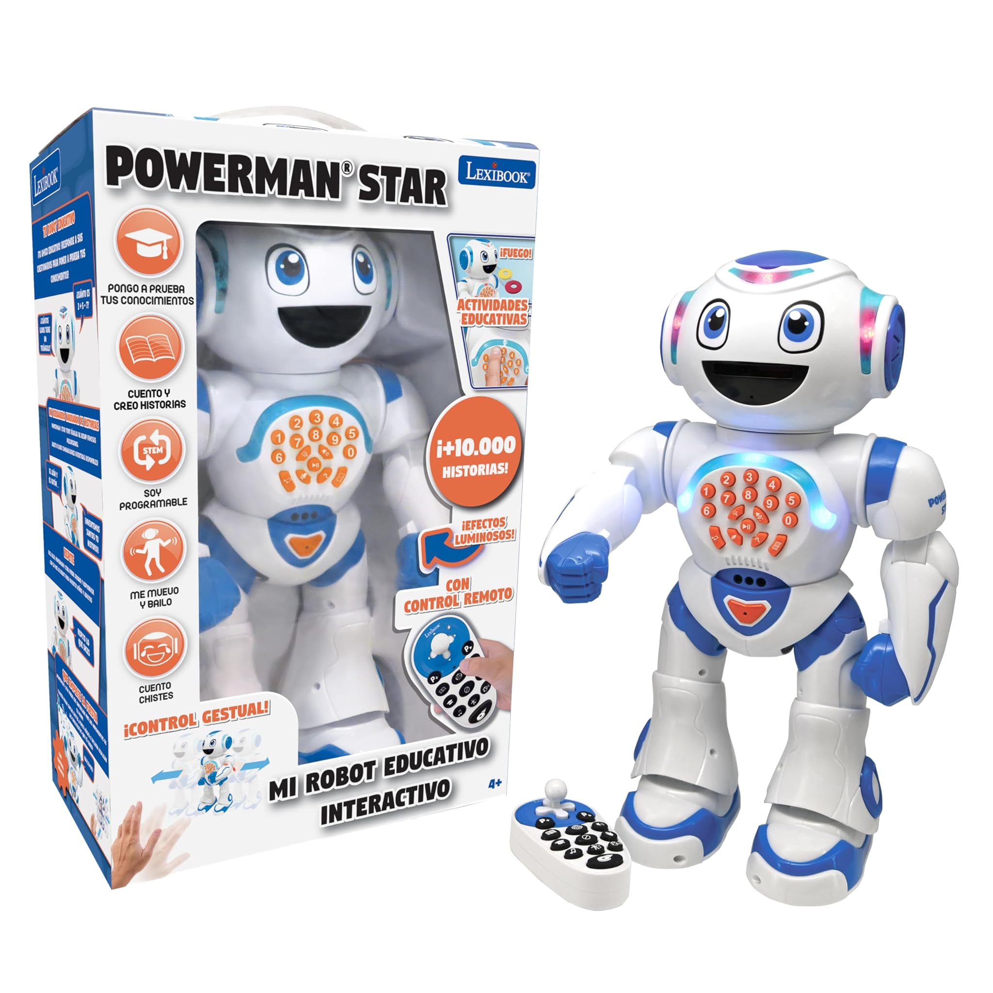 Lexibook Powerman Star - Robot Telecomandato Programmabile