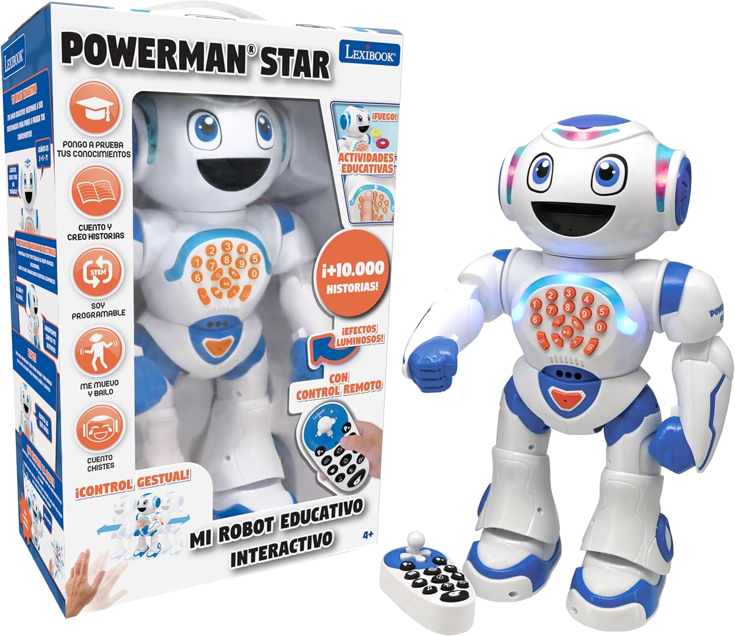 Lexibook Powerman Star - Robot Telecomandato Programmabile - immagine 1