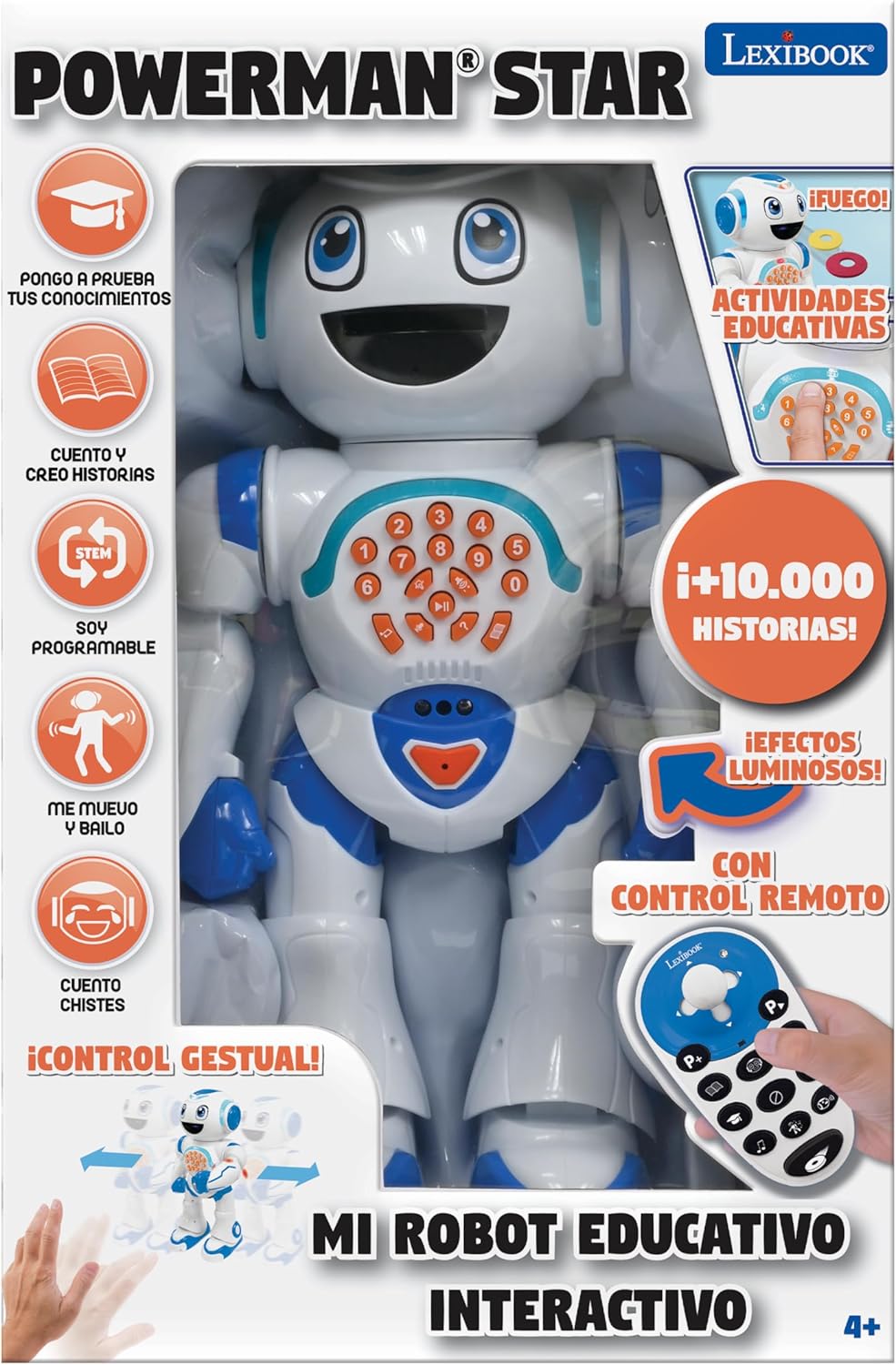 Lexibook Powerman Star - Robot Telecomandato Programmabile - immagine 5