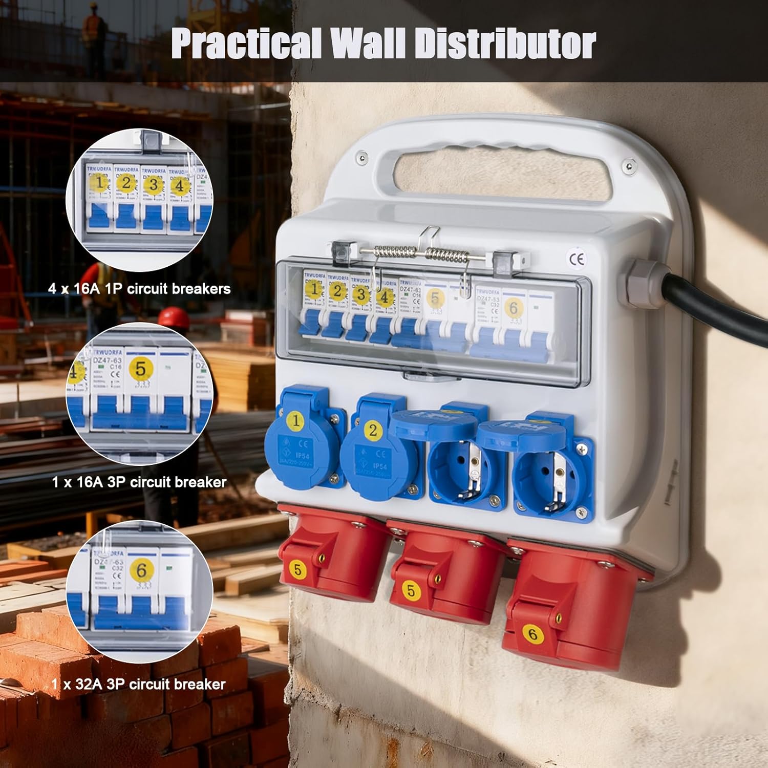 Distributore di Corrente Precablato CEE 400V/16A - immagine 3