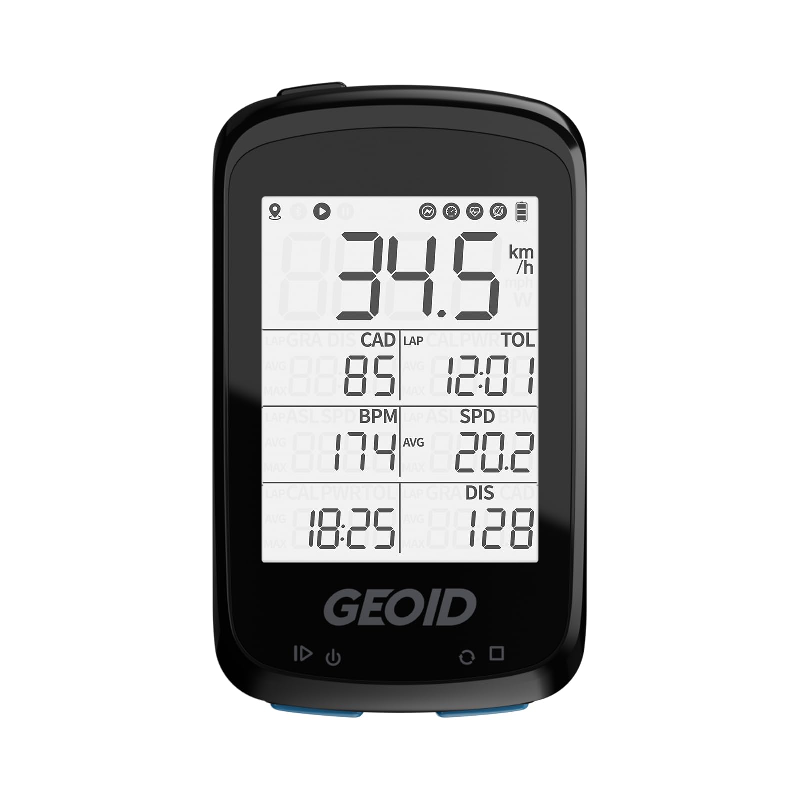 Geoid CC500 Ciclocomputer GPS Wireless 2.5"