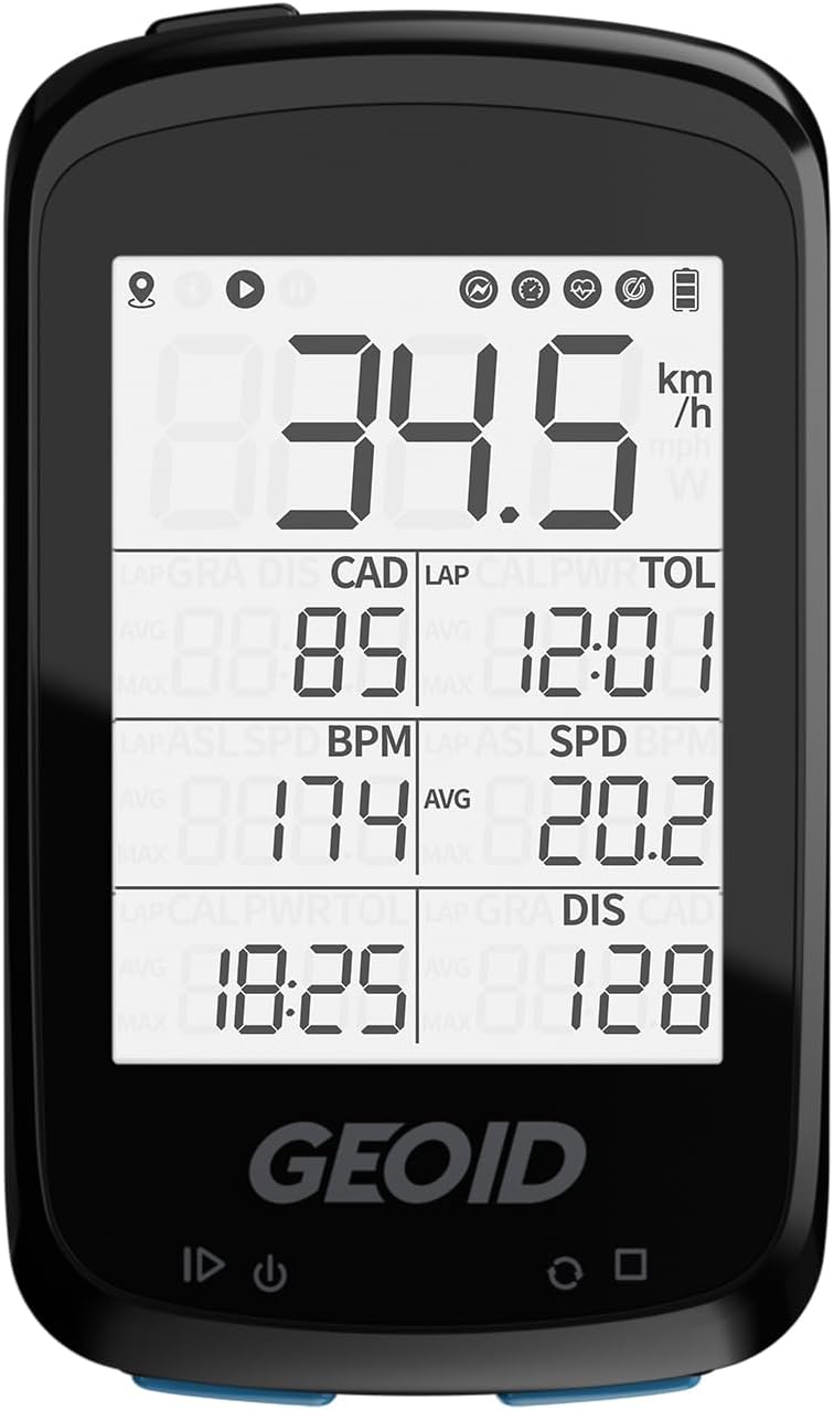 Geoid CC500 Ciclocomputer GPS Wireless 2.5" - immagine 1