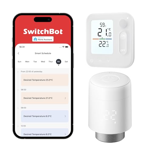 Switchbot Termostato Smart per Termosifone con Pannello Combo