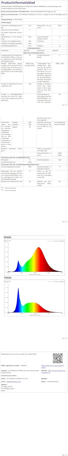 Lylmle Luce Piscina LED Riempito di Resina 35W - immagine 11