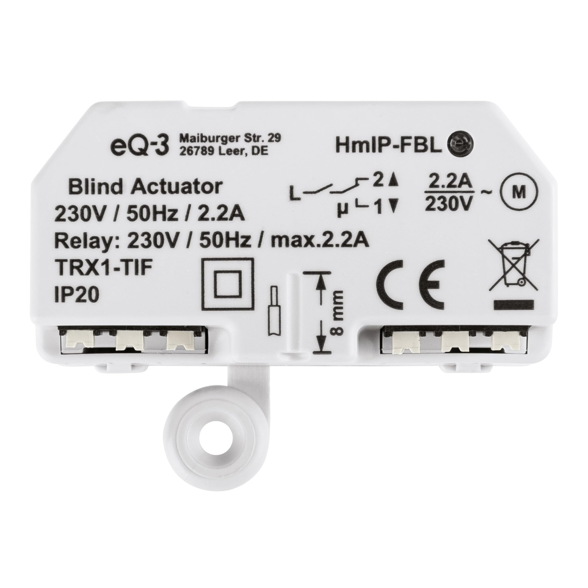 Homematic Ip Smart Home HmIP-FBL Attuatore per Tende