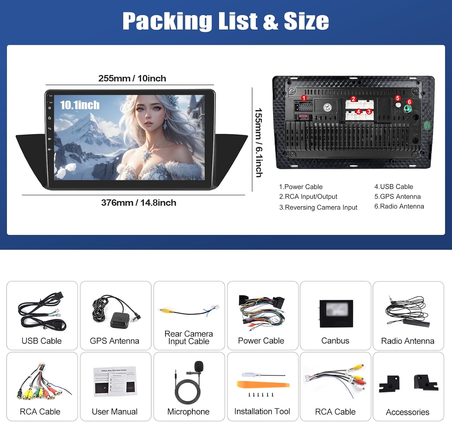 Sixwin Autoradio Android 13 per BMW X1 E84 (2009-2015) - immagine 2