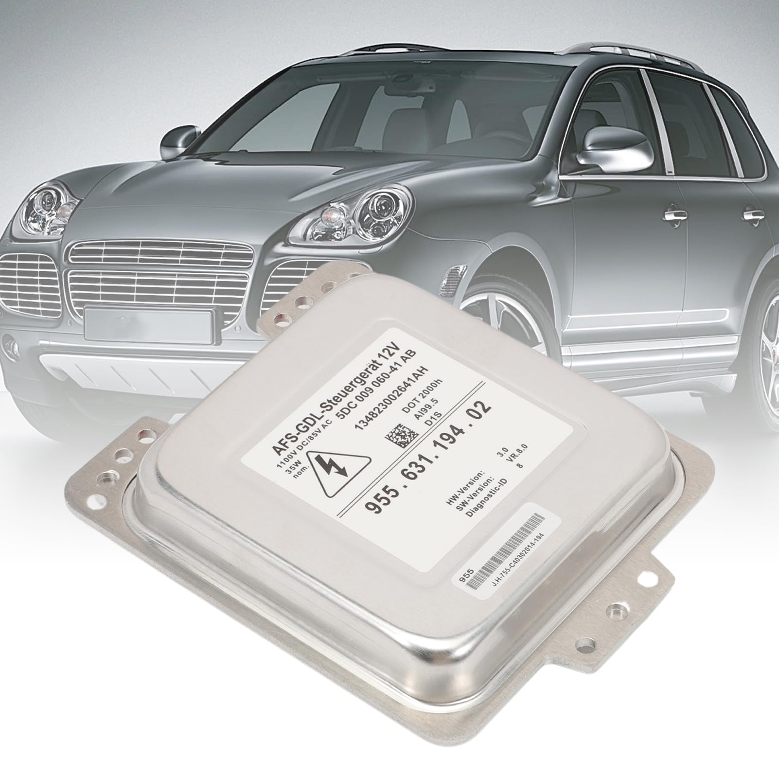 GNXfixt D1S Zavorra allo xeno HID stabilizzatore faro compatibile con Cayenne 957 2007,2008,2009,2010, zavorra allo xeno 95563119401 5DC00928500