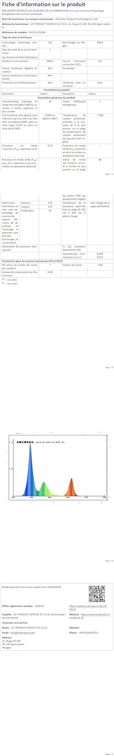 Lylmle Led Piscina PAR56, 20W Multicolore RGB (2 Pack) - immagine 11