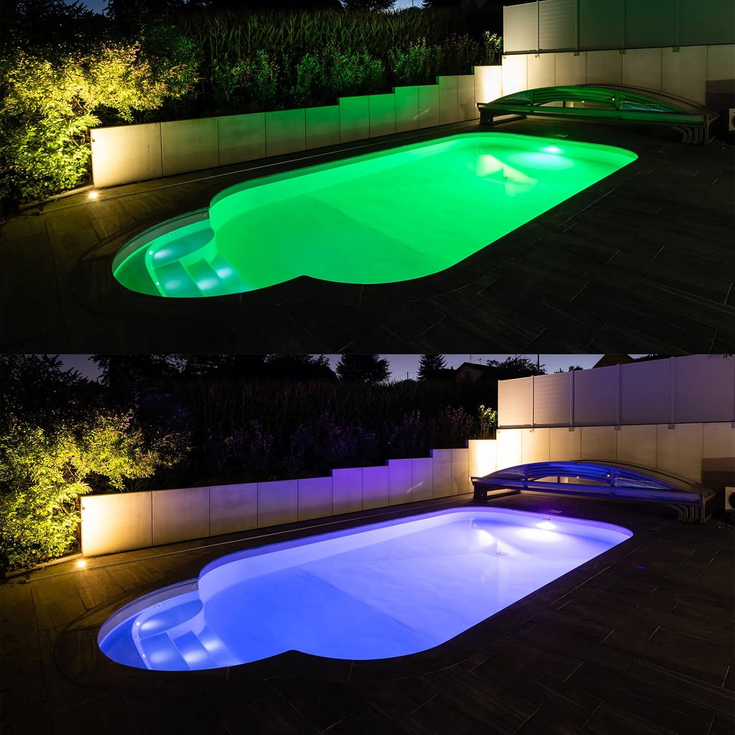 Lylmle Led Piscina PAR56, 20W Multicolore RGB (2 Pack) - immagine 6