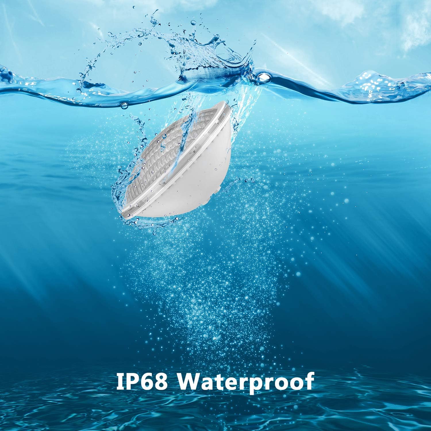 Lylmle Led Piscina PAR56, 20W Multicolore RGB (2 Pack) - immagine 7