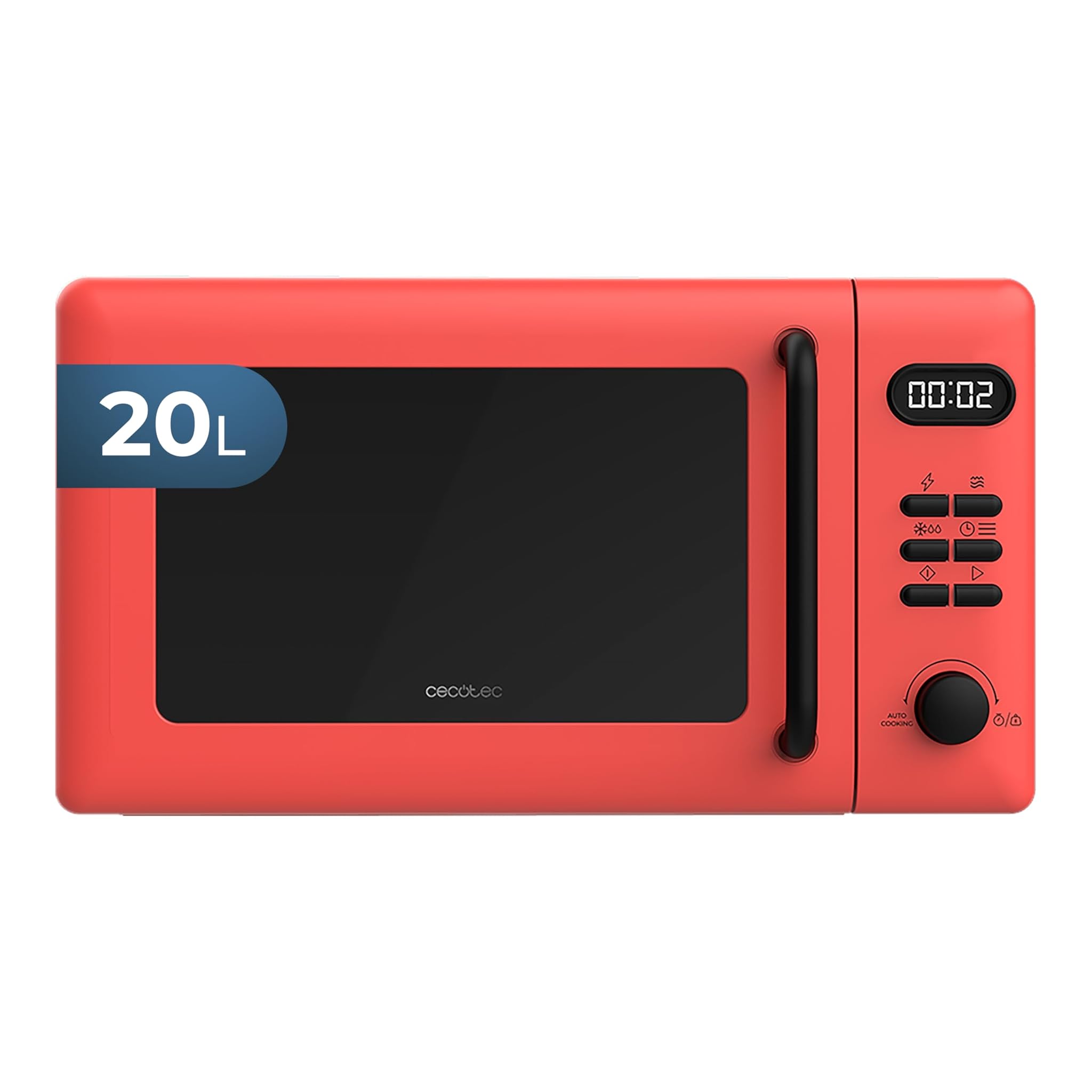 Cecotec Proclean 5110 Red - Microonde con Grill 20 Litri